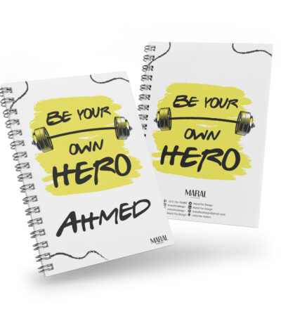 Be your Own Hero Custom Notebook