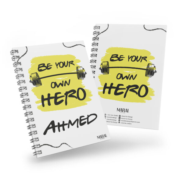 Be your Own Hero Custom Notebook