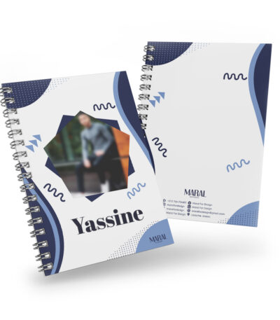 Blue & Manly Custom Notebook