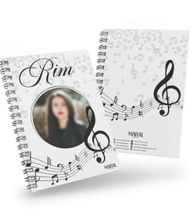 Music Addict Custom Notebook