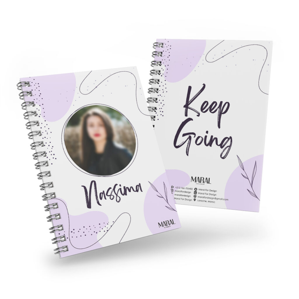 Violet Custom Notebook